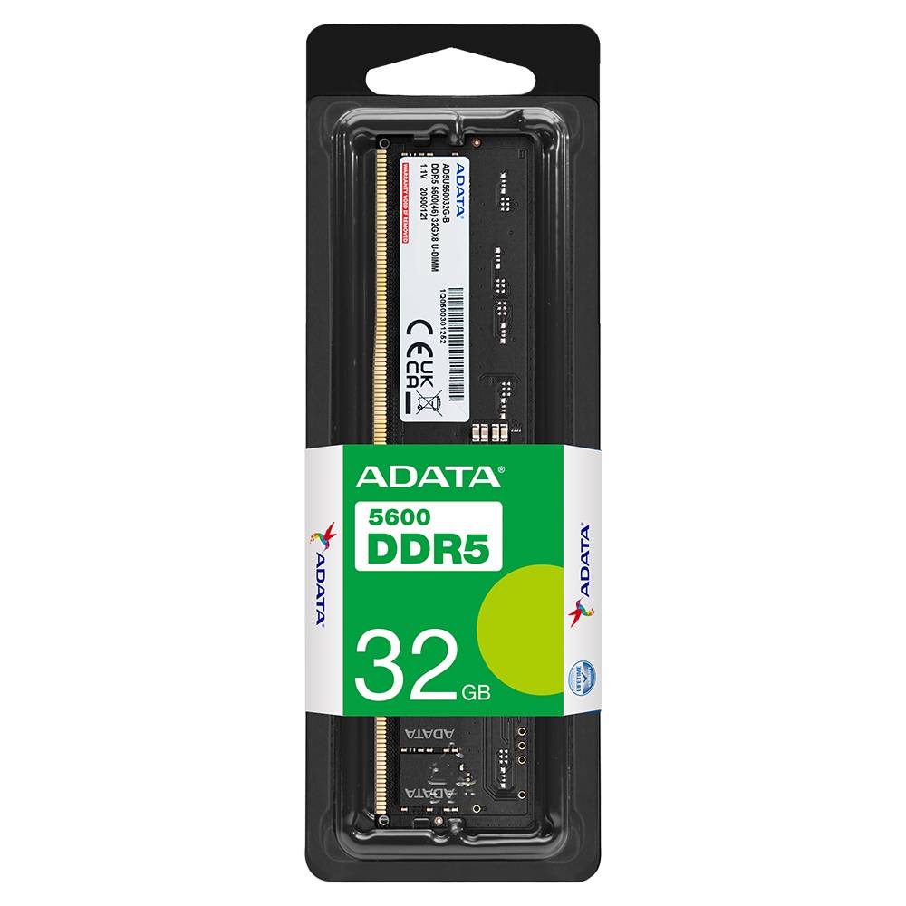 Memoria RAM ADATA - DDR5 32GB UDIMM 5600MHz. NP. AD5U560032G-S Memoria RAM ADATA - DDR5 32GB UDIMM 5600MHz. NP. AD5U560032G-S